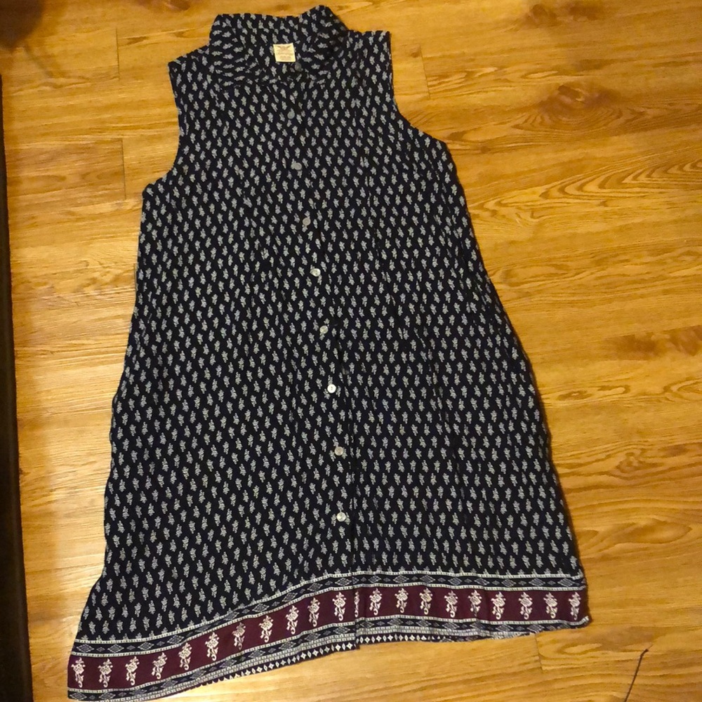 Faded Glory button down dress